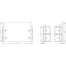 SIVACON Sockel 8MF1240-2CS 200 mm Höhe 400 mm Breite...
