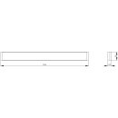 SIVACON Zierblende 600 mm petrol Schaltschrank