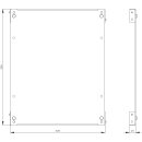 SIVACON Montageblech Befestigung Winkel 400 x 400 mm...