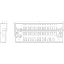 SIVACON EMV-Schiene 8MF1004-2HN verzinkt Schranktiefe 400 mm