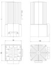 Kompakt-Heizgebläse 8MR2122-8A 230 V 400 W...