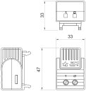 FIX-Thermostat FTS011 8MR2171-3BB Schließer +35°C