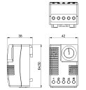 Elektronischer Thermostat ETR011 8MR2170-1GB 120 V AC