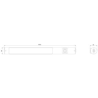 LED-Leuchte 8MR2201-1A DC 24-48 V Magnetbefestigung