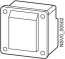BD2-SD163 Einbausatz Schuko-Steckdose 16 A für...