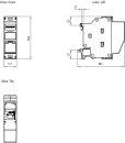 IE FC Keystone RJ45 4x2 Cat6A feldkonfektionierbar 8-polig