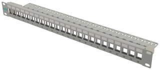 19 Zoll Modulträger 1RU Patchfeld-System Siemens 6GK1901
