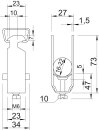OBO BETTERMANN 1183400 2056 2 22 ALU Bügelschelle...