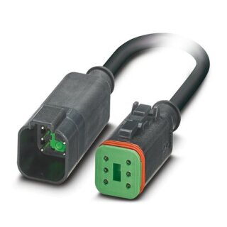 Phoenix Contact - 1415038 - SAC-6P-DTMS/ 3,0-PUR/DTFS - Sensor-/Aktor-Kabel