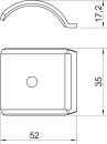 OBO BETTERMANN 1199900 2058FW M 46 DD Gegenwanne 40-46mm