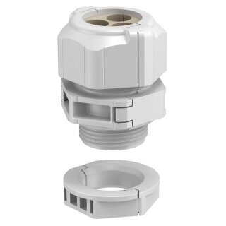 OBO BETTERMANN 2024950 V-TEC TB20 2x4 Kabelverschraubung, teilbar M20