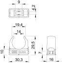 OBO BETTERMANN 2149563 2955 M20 SW Quick-Schelle M20