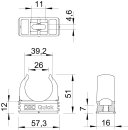 OBO BETTERMANN 2149028 2955 M40 Quick-Schelle M40