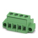 Leiterplattenstecker MSTB 2,5 HC 4-polig 16 A Schraubanschluss grün
