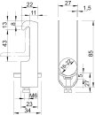 OBO BETTERMANN 1180223 2056W 22 FT Bügelschelle 16-22mm
