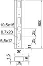 OBO BETTERMANN 1109847 CM3015P0800FT Profilschiene 800x30x15