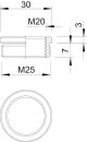 OBO BETTERMANN 2089556 167 R MS M25-20 Reduktion M25-M20