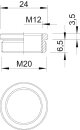OBO BETTERMANN 2089513 167 R MS M20-12 Reduktion M20-M12