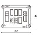 OBO BETTERMANN 2006044 D01 2x3p WD(1+1) Steckbarer Deckel...