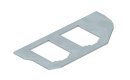 OBO BETTERMANN 7407622 MPRM2 2B Montageplatte 19,35x14,85