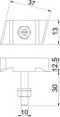 OBO BETTERMANN 1148268 MS50HB M10x30 A4 Hakenkopfschraube...