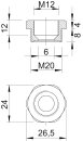 OBO BETTERMANN 2030616 107 R M20-12 PA Reduktion M20-M12