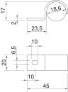 OBO BETTERMANN 1014110 822 18 FT Befestigungsschelle 19mm