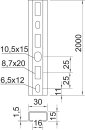 OBO BETTERMANN 1109871 CM3015P2000FT Profilschiene...