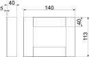 OBO BETTERMANN 7215261 BSKD09-E0506 Endstück 50x60