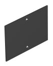 OBO BETTERMANN 7408228 T4B P0S2 9011 Abdeckplatte 110x77mm