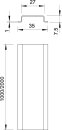OBO BETTERMANN 1115626 2069 2M FS Hutschiene 2000x35x7,5