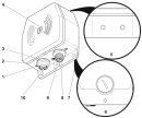 Induktiver Koppler NEARFI 300 R 50 W M12 kontaktlos IP65