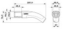 AC-Ladekabel CHARX ENAC-1AC50-25FAS00PUT NACS 50 A 277 V
