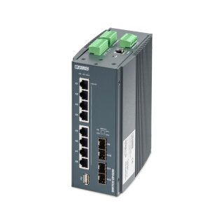 FL SWITCH EP4208-4SFP-LV Managed Switch 8x 10/100/1000 4x SFP