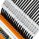 Ader-Bezeichnungsträger PATO 2/10 unbeschriftet transparent aufclipsen