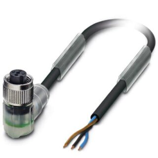 Phoenix Contact - 1414571 - SAC-3P- 1,5-PVC/M12FR-2L - Sensor-/Aktor-Kabel