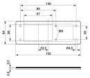Adapterplatte HC-B24/10-ADP-SS B24 zu B10 Edelstahl...