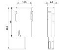 CTM EST Erdungsstecker LSA-PLUS 2-polig IP20 schwarz
