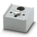 Auflagebock AB/NS 21 mm Kunststoff isoliert grau