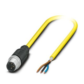 Phoenix Contact - 1406257 - SAC-3P-M12MS/ 2,0-542 SH BK - Sensor-/Aktor-Kabel