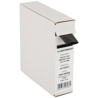 Lapp Schrumpfschlauch PROTECT-HF 1.6/0.8 BK (61742473)