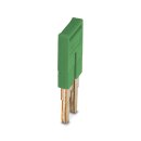 Steckbrücke FBS 2-5 GN 2-polig 24 A grün 5,2 mm