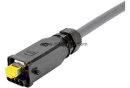 Han3A RJ45 Hybrid 10G Cat6 Steckverbinder 8+4p IDC...