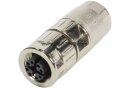 M12 slim female crimp 8 pol X-Kodierung gerade Buchse