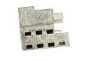 DIN-Power Rastelement links 15mm Messerleisten Kunststoff...
