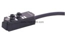 har-SAB M8/4/3p PAC Verteilerbox 2 m PUR 3-polig
