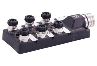 Verteilerbox har-SAB M12/6/4p M23/12p RA 9 A 6 Ports