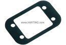 Flanschgummidichtung HanQ8/0 NBR schwarz Han-Compact