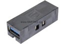 USB 3.0 HIFF Bulkhead Koppler Typ A-A 9 Kontakte