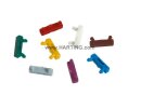 RJI 10G/PN Farbclip grau Steckerverbinder-Zubehör